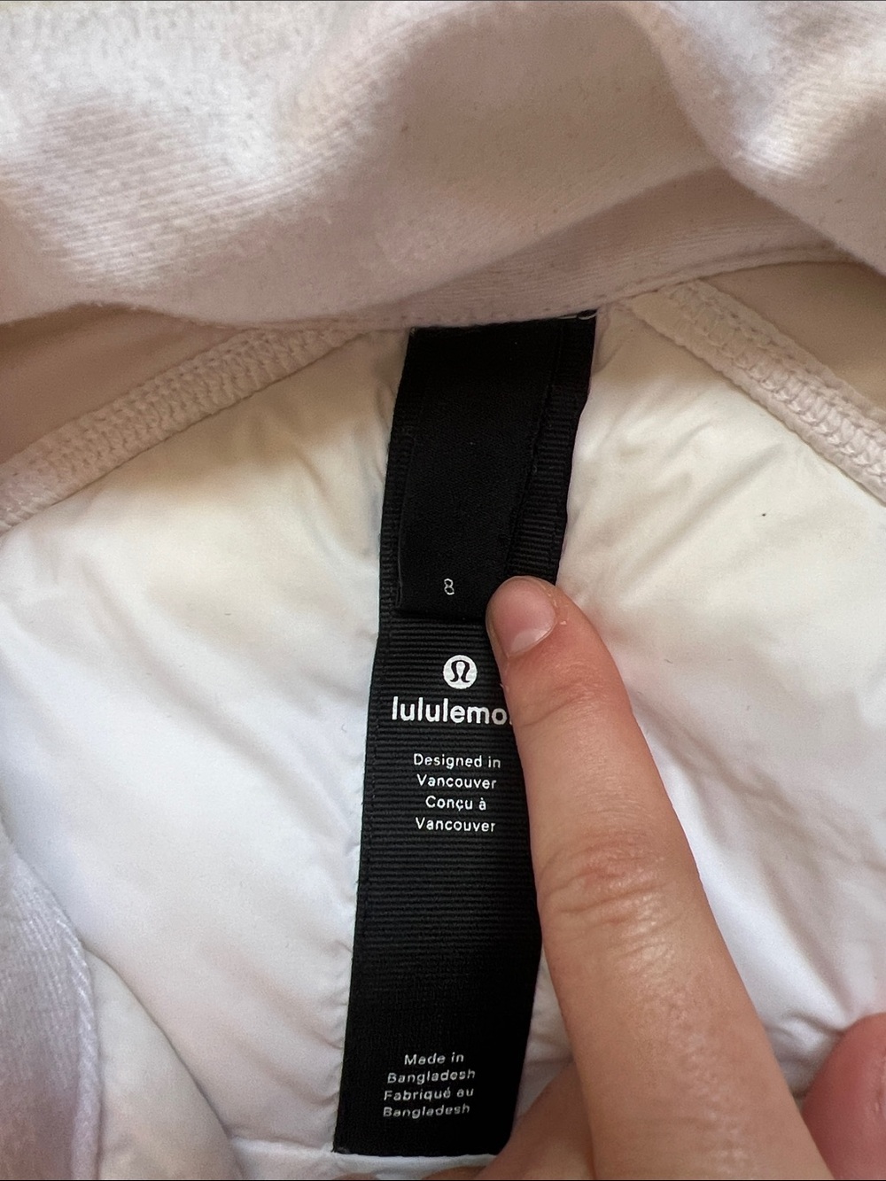 lululemon athletica White Quilted Zip-Front puffer Vest - Picture 7 of 7